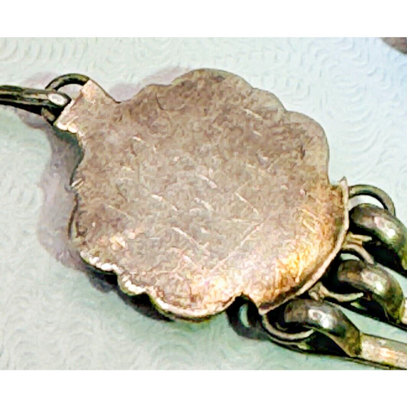 Vintage Signed Homer and Gloria Vacit Zuni 925 Sterling Coral Dangle Earrings - Picture 7 of 7